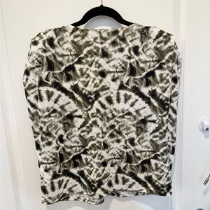 INC large sleeveless blouse with shoulder pads